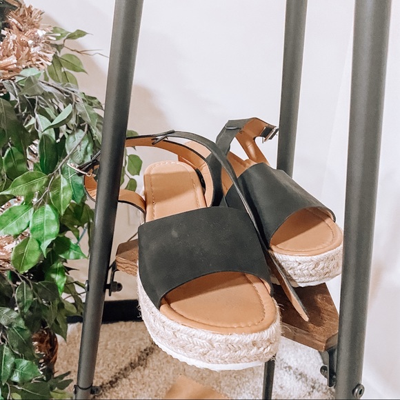 Shoes - black espadrilles